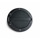 Amp Research Fuel Door - Round Aluminum - 73000-01A