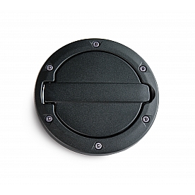 Amp Research Fuel Door - Round Aluminum - 73000-01A