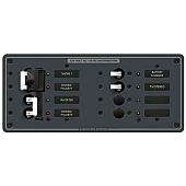 Blue Sea Power Distribution Box - AC Source Selection Circuit Breaker Panel - 8499