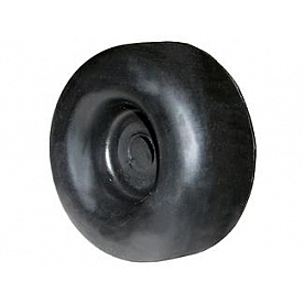 Buyers Products Door Stop Bumper - 2-1/2 inch Diameter Black Rubber - B1001