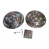 Coast To Coast Wheel Simulator Stainless Steel Front And Rear - Set Of 4 - IWCN195F05
