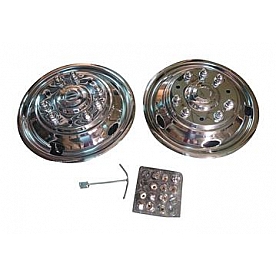 Coast To Coast Wheel Simulator Stainless Steel Front And Rear - Set Of 4 - IWCN195F05