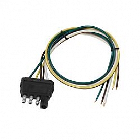 Fulton Trailer Trailer Wiring Connector - 4-Way Flat Wishbone Harness - 707286