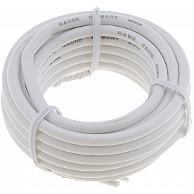 Dorman Primary Wire 10 Gauge 8 Feet White - 85703