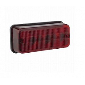 J.W. 270 Tail Light Assembly - LED  Rectangular Clear - 0341361