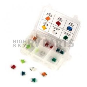 Performance Tool Micro Blade Fuse Assortment 15 Pieces - W5376