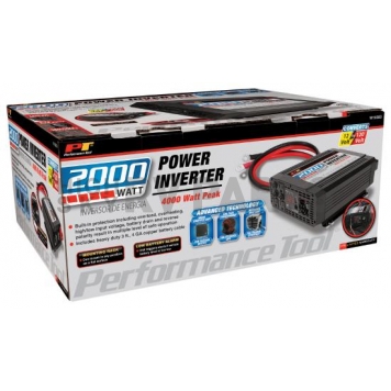 Performance Tool Power Inverter 2000 Watt/4000 Peak - W16653-3