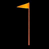 Quake LED Flagpole QW529