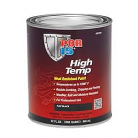 Por 15 Paint Flat Black 1 Quart Can - 44104