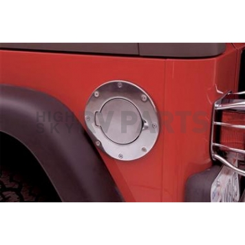 Rampage Fuel Door - Aluminum Round - 75001