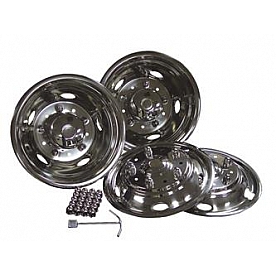 Go Industries Wheel Simulator Stainless Steel Rear - Set Of 4 - 1954