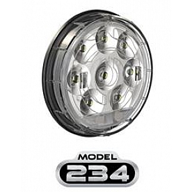 J.W. Speaker 234 Tail Light Assembly - Round Clear LED - 0346471