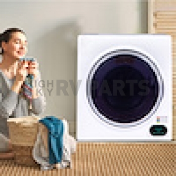 Pinnacle Clothes Compact Short Dryer 13 Pounds Capacity Front Load - 18-850W-11