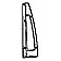 Dometic Refrigerator Door Handle 3851159032
