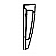 Dometic Refrigerator Door Handle 3851159040