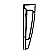 Dometic Refrigerator Door Handle 3851159040