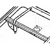 Heng's Industries Roof Vent Crossbar - For Jensen Lids Without Hinge Pin - JRP1291B
