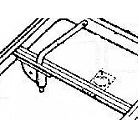 Heng's Industries Roof Vent Crossbar - For Jensen Lids Without Hinge Pin - JRP1291B