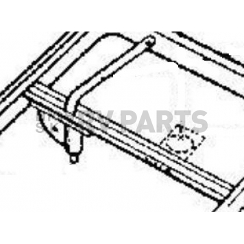 Heng's Industries Roof Vent Crossbar - For Jensen Lids Without Hinge Pin - JRP1291B