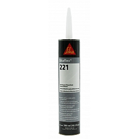 Sikaflex -221 Polyurethane Sealant 300 Milliliter Tube, Colonial White