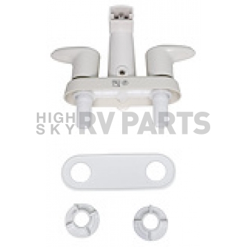 Phoenix Products Faucet Catalina 2 Lever Handle White Plastic for Lavatory PF223261-2