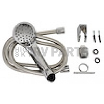 Phoenix Products Air Fusion Shower Head with 60 inch Stainless Steel Hose Chrome - PF276048-1