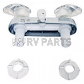 Phoenix Products 2 Valve Shower Faucet with Acrylic Lever Handle - PF223341-2