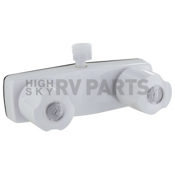 Phoenix Products 2 Valve Shower Faucet with 2 Knob Handle White - PF213244
