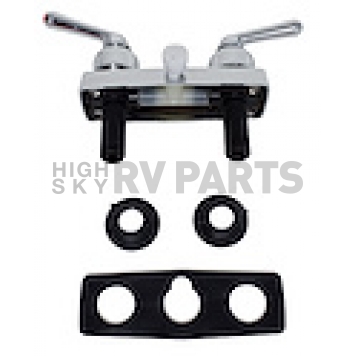 Phoenix Products 2 Valve Shower Faucet with Teapot Handle - PF213351-2