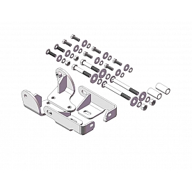 Husky Towing Fifth Wheel Mount Custom Brackets Kit 32556 Dodge/Ram