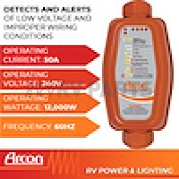 Arcon Surge Protector 50 Amp - High Power Consumption Demands - 19666-5