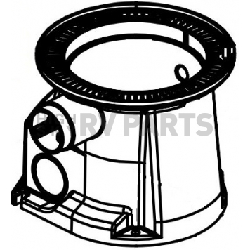 Dometic Ecovac and Vacuflash Toilet Base - 385310975