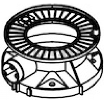 Dometic 506/ 806/ 706/ 1006 VacuFlush Toilet Base - 385310133-1