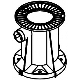 Dometic 510/ 2010 Traveler Model Toilet Base - 385310169