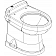 Dometic 4300/ 4400/ 4700 Model Toilet Bowl Assembly 385311731