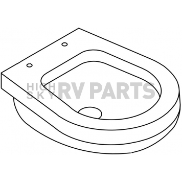 Dometic Toilet Bowl Assembly 385310781