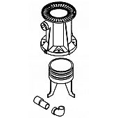 Dometic 547/ 847/ 1047 VacuFlush Model Toilet Base - 385310614