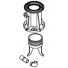 Dometic 547/ 847/ 1047 VacuFlush Model Toilet Base - 385310614
