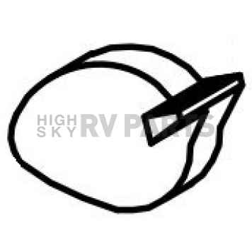 Dometic Toilet Flush Mechanism Cover 385310593