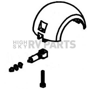 Dometic Sealand 3210 Concerto Toilet Waste Ball 385311010
