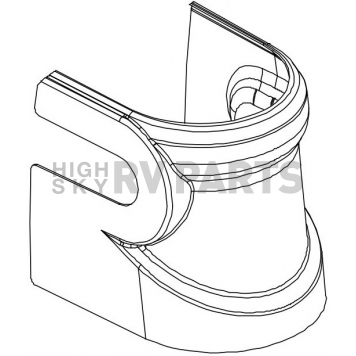 Dometic Sealand 210 Traveler Lite Toilet Base - 385311127