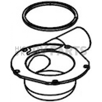Dometic Sealand 147/ 148/ 149 Evovac Toilet Flange Spacer Kit 385310936-1