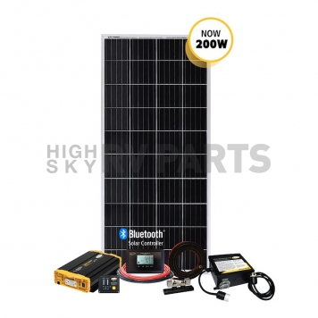 Go Power Monocrystalline Solar/ Inverter System 190 Watt - WEEKENDER ISW