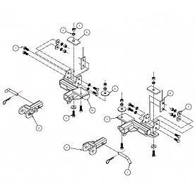 Roadmaster Inc Vehicle Baseplate For 2007 - 2009 Jeep Wrangler JK - 1429-3