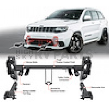 Roadmaster Inc Vehicle Baseplate For 2007 - 2009 Jeep Wrangler JK - 1429-3-2