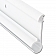 AP Products Awning Rail - 16 Feet White Aluminum - 021-51001-16
