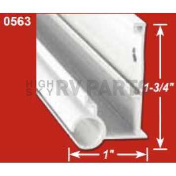 AP Products Awning Rail - 16 Feet Silver Aluminum - 021-56303-16