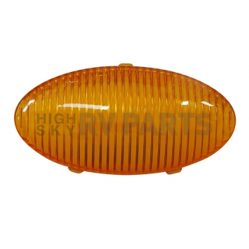 Valterra Porch Light Lens Oval Amber Acrylic - DG71263VP