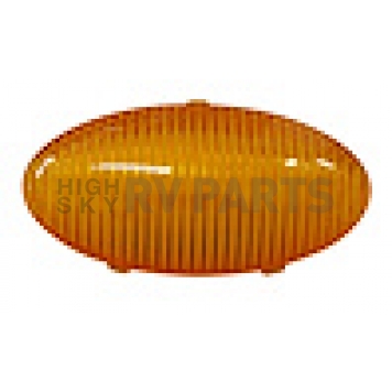 Valterra Porch Light Lens Oval Amber Acrylic - DG71263VP-1