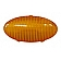 Valterra Porch Light Lens Oval Amber Acrylic - DG71263VP